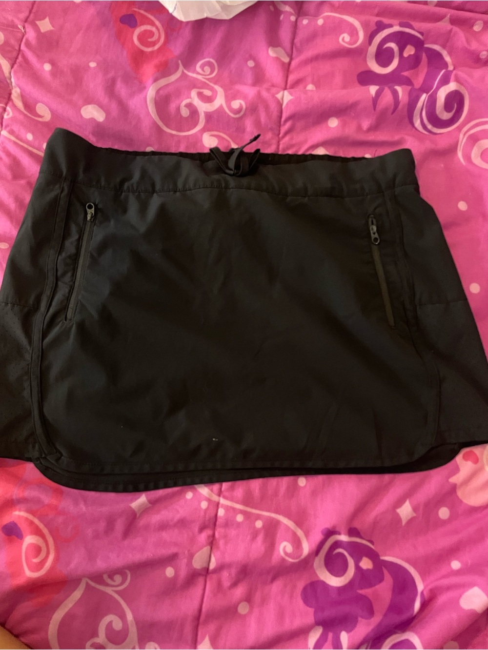 Magellan Outdoors Black Women's Active Skort with Zip Pockets